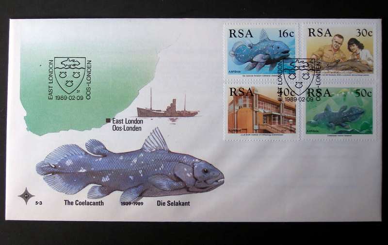 SOUTH AFRICA Cover - The Coelacanth 1989 //Fish