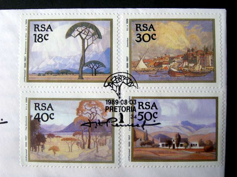 SOUTH AFRICA Cover - Pierneef Paintings 1989