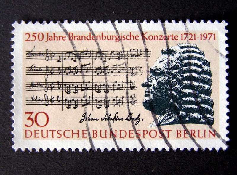 GERMANY: WEST BERLIN - 250th Anniv. of Bach's Brandenburg Concertos 1971