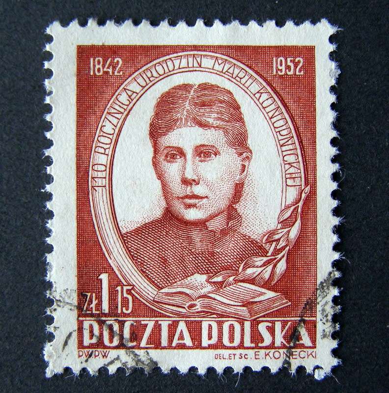 POLAND - 110th Birth Anniv. of Maria Konopnicka 1952