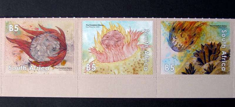 SOUTH AFRICA Mint* Set (Self-Adhesive) - The Vredefort Dome 2012