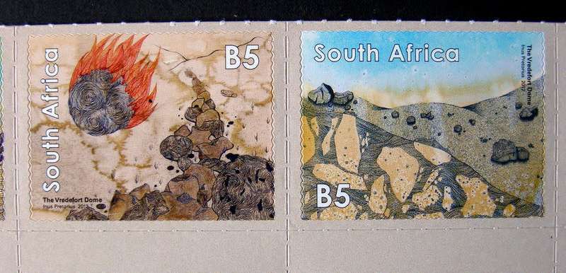 SOUTH AFRICA Mint* Set (Self-Adhesive) - The Vredefort Dome 2012
