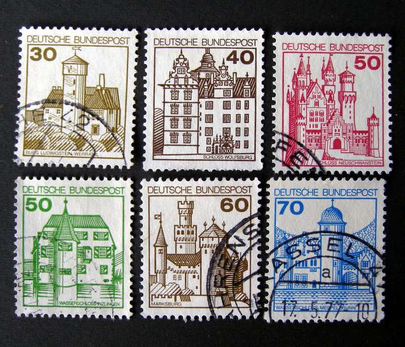 WEST GERMANY - Castles 1977