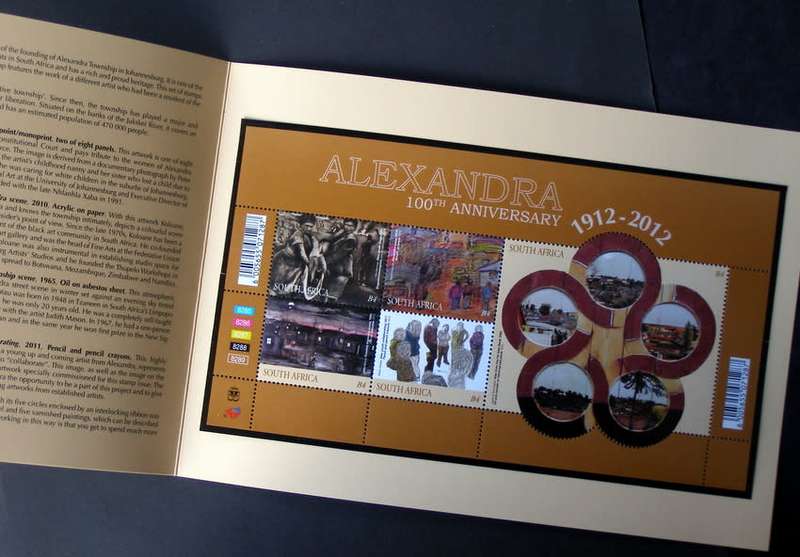 SOUTH AFRICA Mint Folder - Centenary of Alexandra 2012