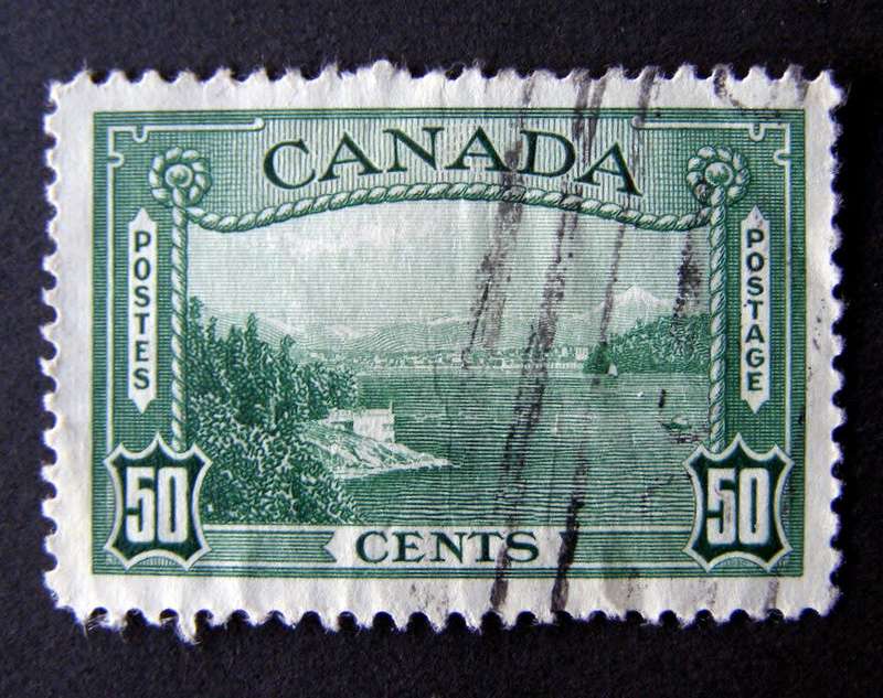 CANADA - 50c. Vancouver Harbour 1937