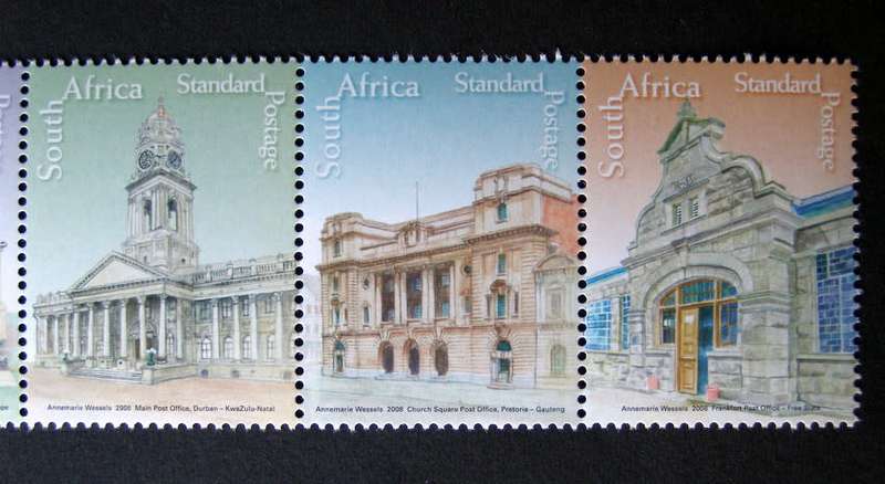 SOUTH AFRICA Mint Set - Post Office Buildings 2008