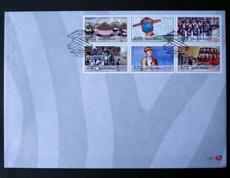 SOUTH AFRICA Cover - ICC Cricket World Cup 2003