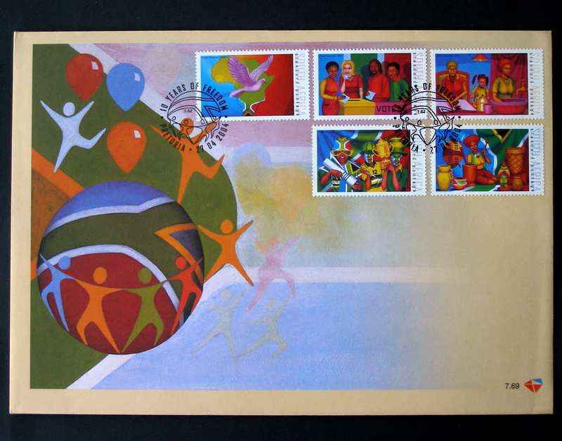 SOUTH AFRICA Cover - Ten Years of Freedom 2004