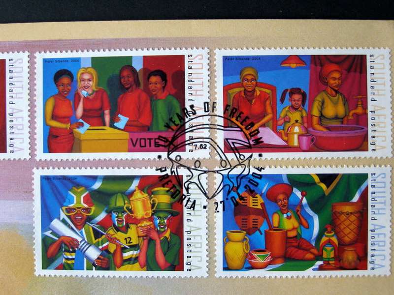 SOUTH AFRICA Cover - Ten Years of Freedom 2004