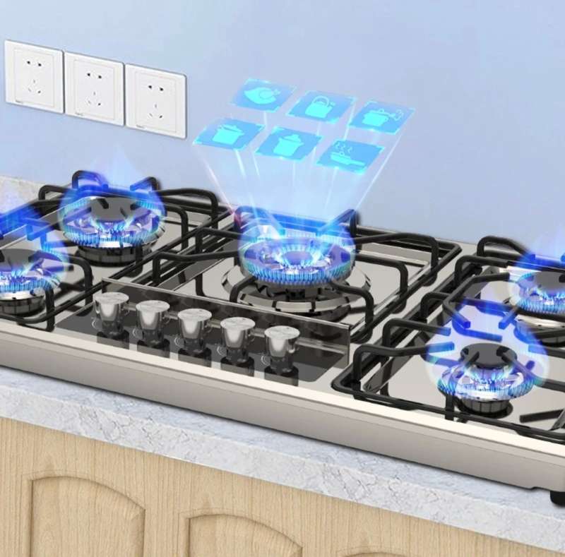 Winning Star- 5 Burner Deluxe Gas Stove
