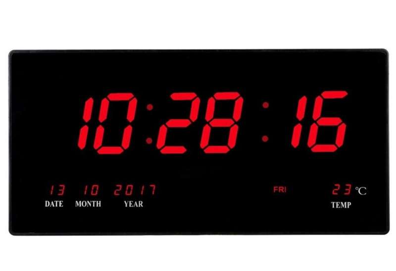 Hobar Large Digital Display LED Clock