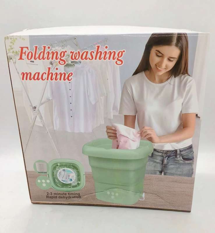 Portable Folding Laundry Ultrasonic Semi-automatic Clothes Washing Machine