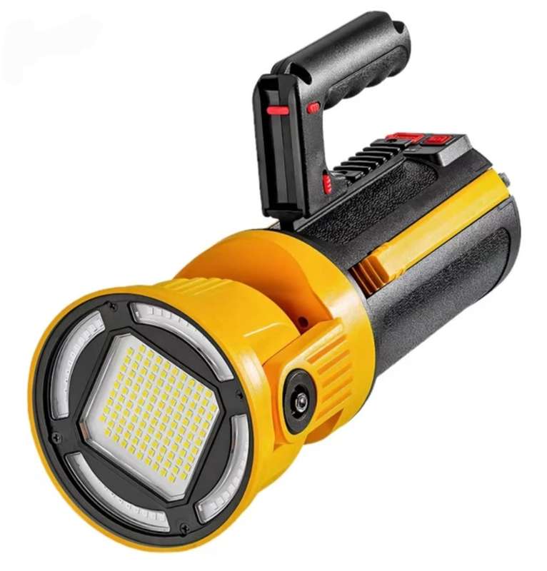 Multi-Function Flashlight Portable LED Searchlight COB Handhold Lamp