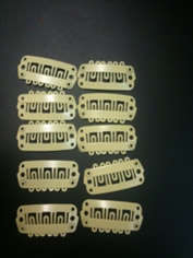 Clips for hair extensisons