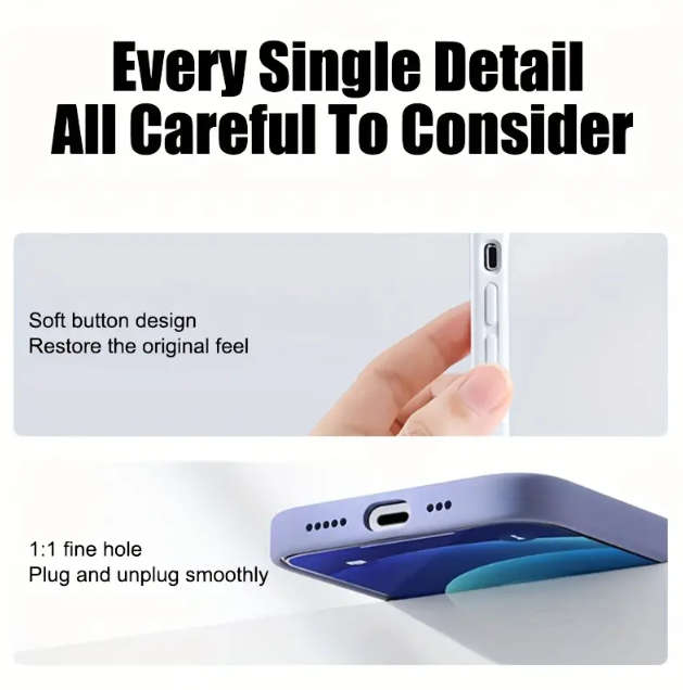 Liquid Silicone Phone Case For iphone 15 pro max