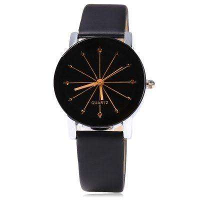 Quartz Glass Dial Wristwatch