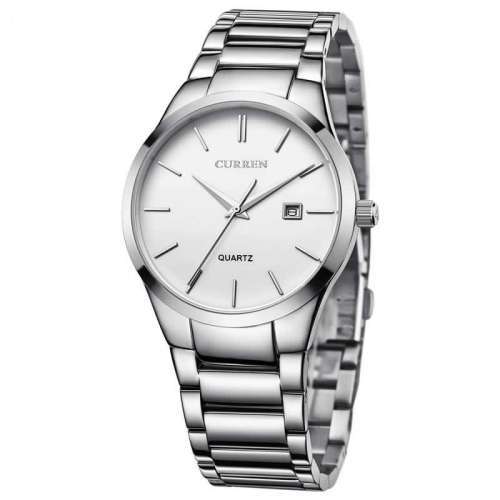 Curren Quartz Classic Silver Wristwatch
