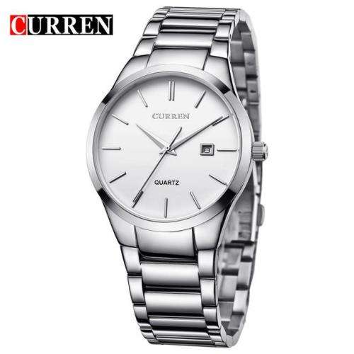 Curren Quartz Classic Silver Wristwatch