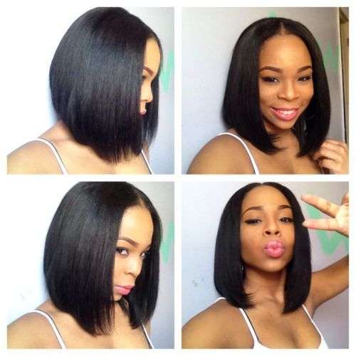Brazillian 12" Virgin Straight Hair 1B (3 Bundles)