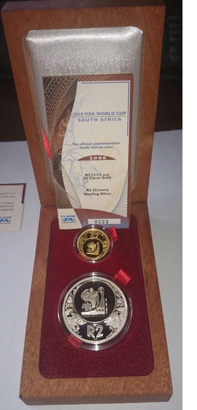 2006 FIFA Collectors gold and silver coins set