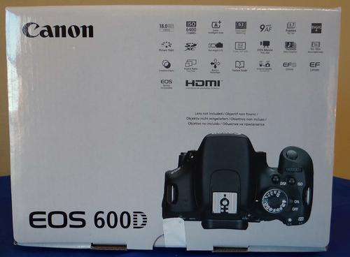 CANON EOS600D SLR DIGITAL CAMERA WITH EF-S 18-555mm F3.5-5.6 IS II Lens