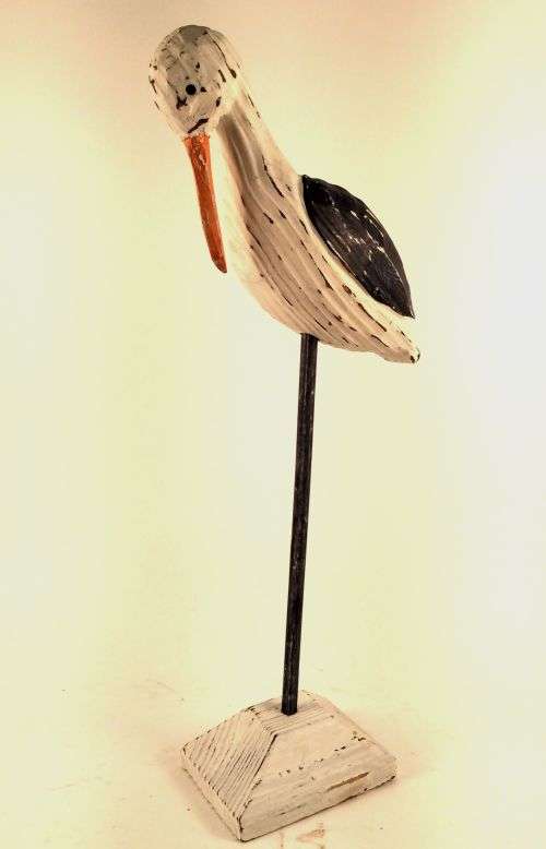 Wooden Seagull Ornament