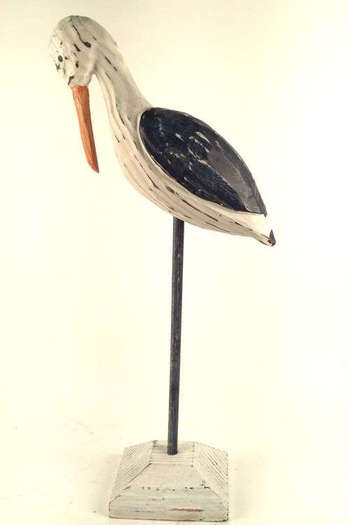 Wooden Seagull Ornament