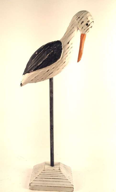 Wooden Seagull Ornament