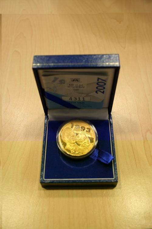 1oz Mandela/DeKlerk Protea gold coin