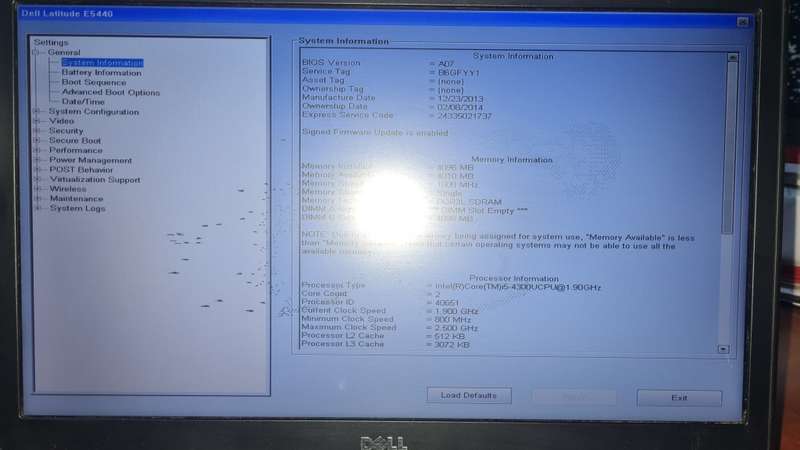 Dell Latitude E5440 CORe i5