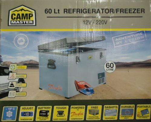 60LT FRIDGE/FREEZER 12V/220V + PROTECTIVE CANVAS COVER