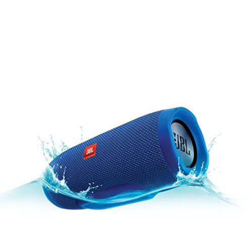 ONLY 2 LEFT   JBL Charge 3 Portable Bluetooth Speaker - Blue