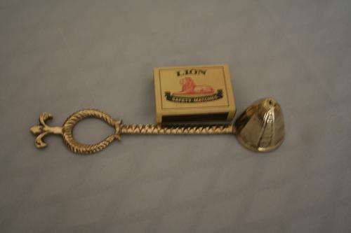 Vintage Brass Candle Snuffer.