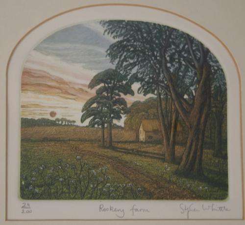 Stephen Whittle, Colour Etching, Signed, 29/200, "Rookery Farm" (16cm x 17cm)
