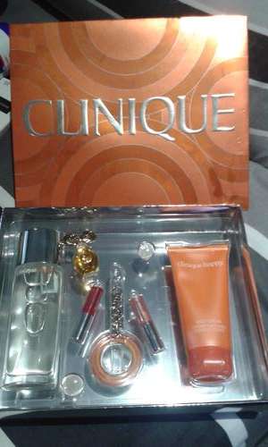 Clinique gift set + White diamonds (mini)