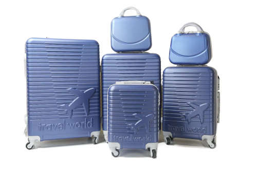 On Special Set of 4/6 Lightweight ABS Material Travel World Travel Luggage Suitcases