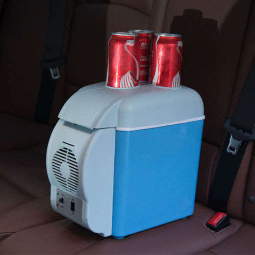 Portable Mini Car Fridge Freezer 12V 7.5L Cooler Warmer Refrigerator for Travel