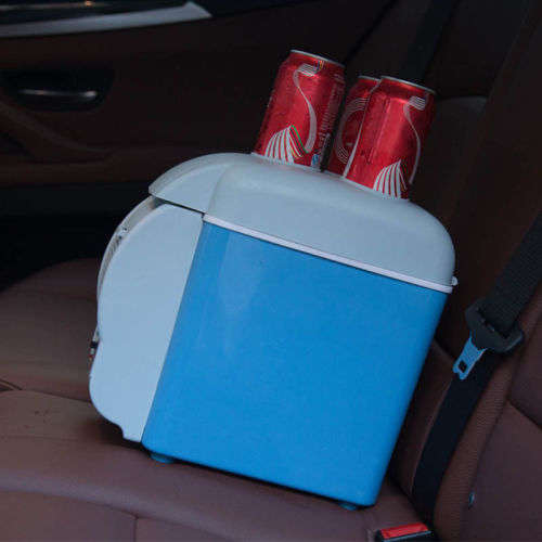 Portable Mini Car Fridge Freezer 12V 7.5L Cooler Warmer Refrigerator for Travel