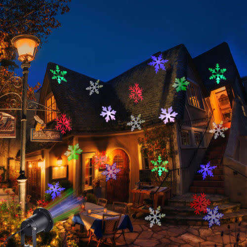 Outdoor LED Moving Laser Projector Light Landscape Garden Party