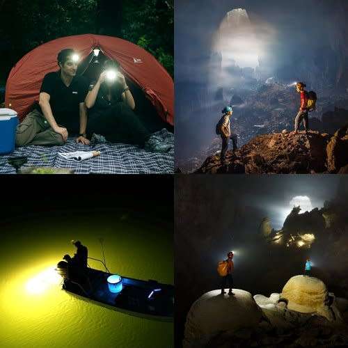 LED Headlight With Flashlight