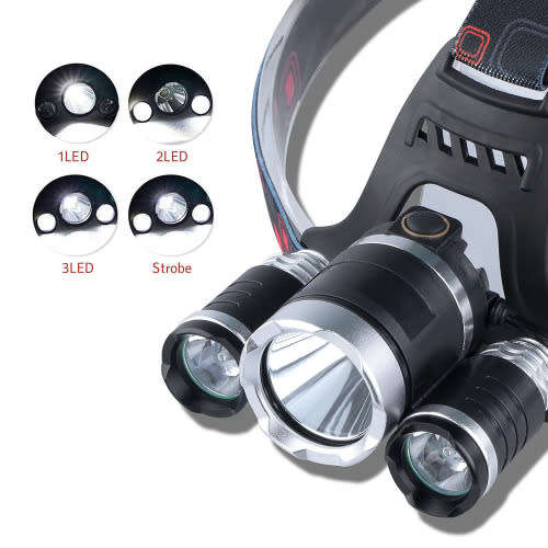 LED Headlight With Flashlight