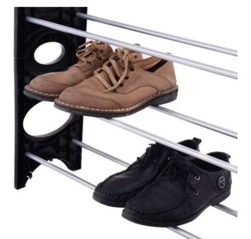 Heart Shape 10-Tier Stackable Shoe Rack