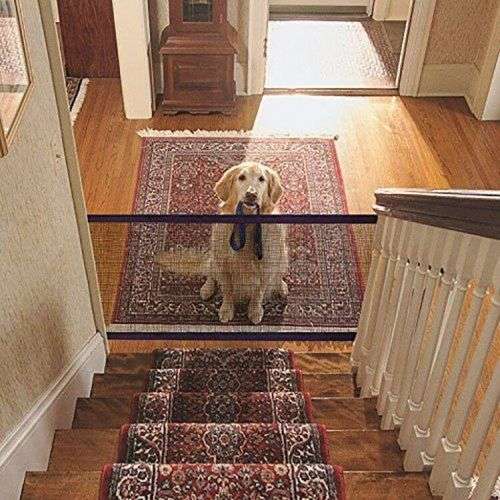 Portable Magic Gate Folding Safety Guard Mesh Magic Net for Pets Dog Cat