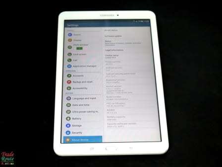 SAMSUNG TAB E 8GB STORAGE 16GB MICRO SD