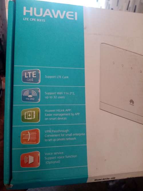 SUPER FAST HUAWEI B315 LTE WIRELESS ROUTER WITH 4 LAN PORTS