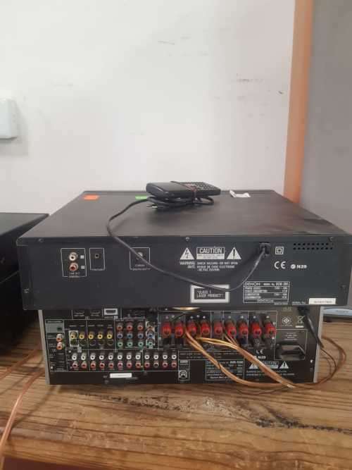 ALMIGHTY DENON AVR-1508 AMPLIFIER 7 CHANNELS AT 75 WATTS. (A MUST HAVE)