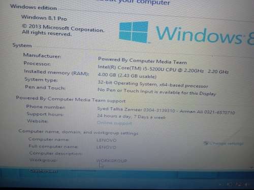 LENOVO IDEAPAD 100 i5 5TH GEN