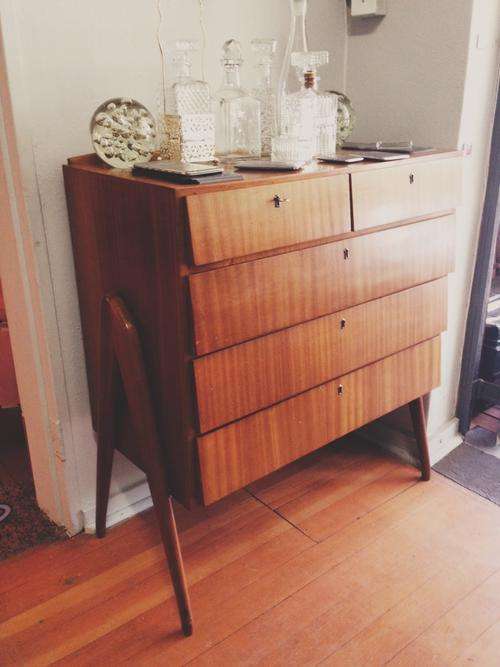 Finnish Retro A. AHLSTROM OSAKEYHTIO WARKAUS cabinet / chest of drawers