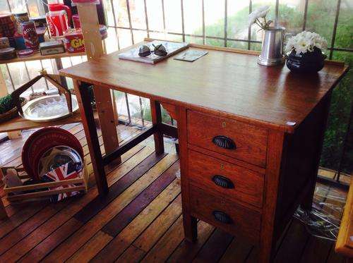 Oak study desk