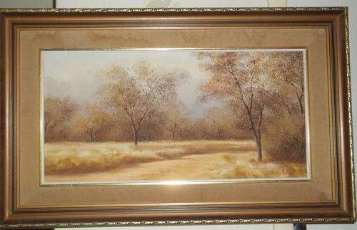 STUNNING FRAMED OIL PAINTING BY THOMAS HACKING